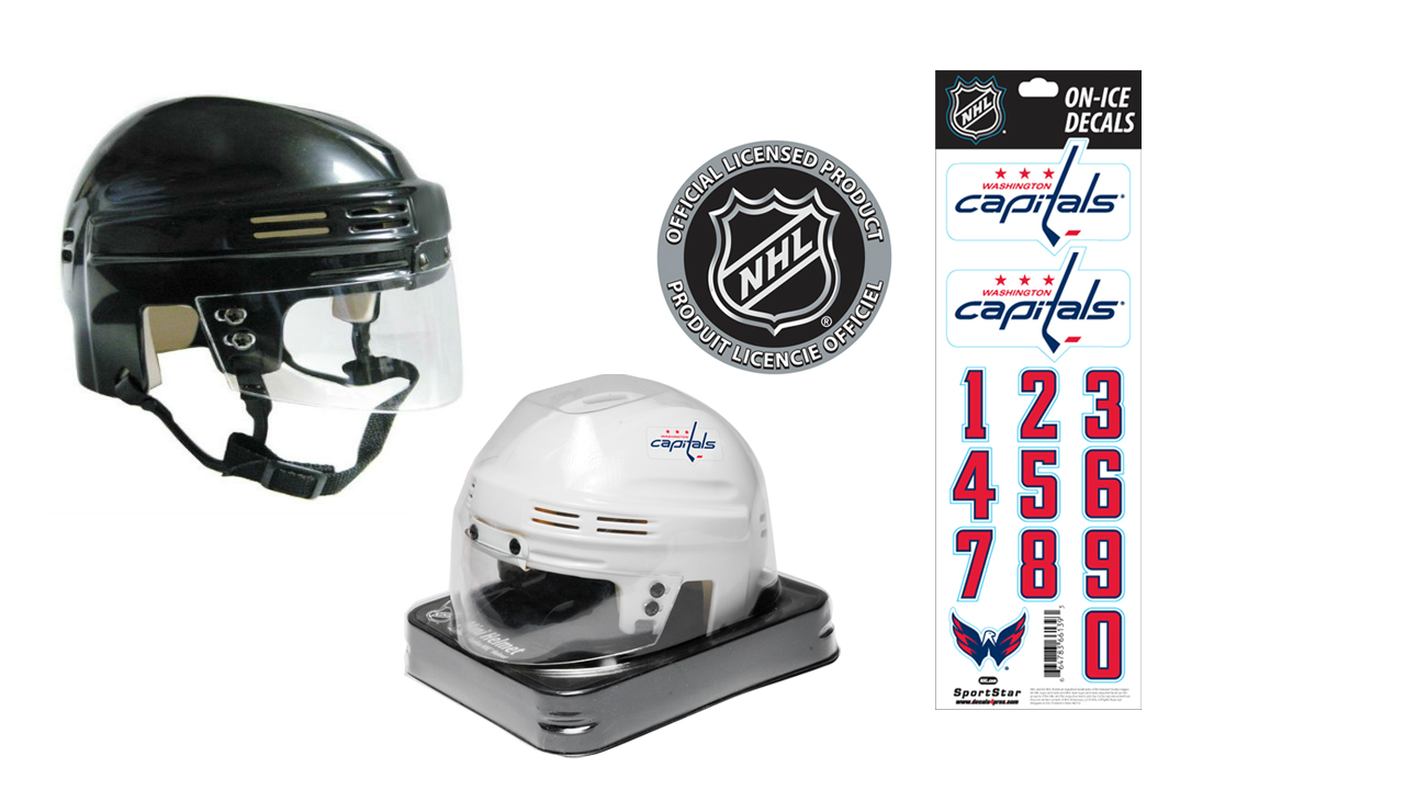 SportStar NHL Home(Colors) Hockey Mini Helmets