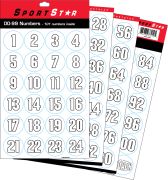 Pro Circle Numbers — White