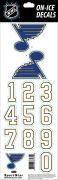 NHL St. Louis Blues Decals — Navy