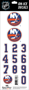 NHL New York Islanders Decals - White (Retro2)