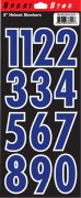 2" Numbers — Royal Blue