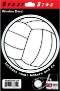 Window Decal Volleyball