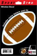 Window Decal Football