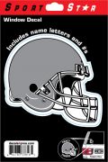 Window Decal Football Helmet