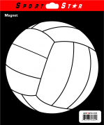 Car Magnet Volleyball