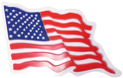 3D USA Flag—Waving