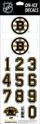 NHL Boston Bruins Decals — White (Retro)