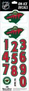 NHL Minnesota Wild Decals — White (Retro)