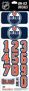 NHL Edmonton Oilers Decals — Navy (Retro)