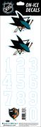 NHL San Jose Sharks Decals — Black