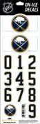 NHL Buffalo Sabres Decals — White (Retro)