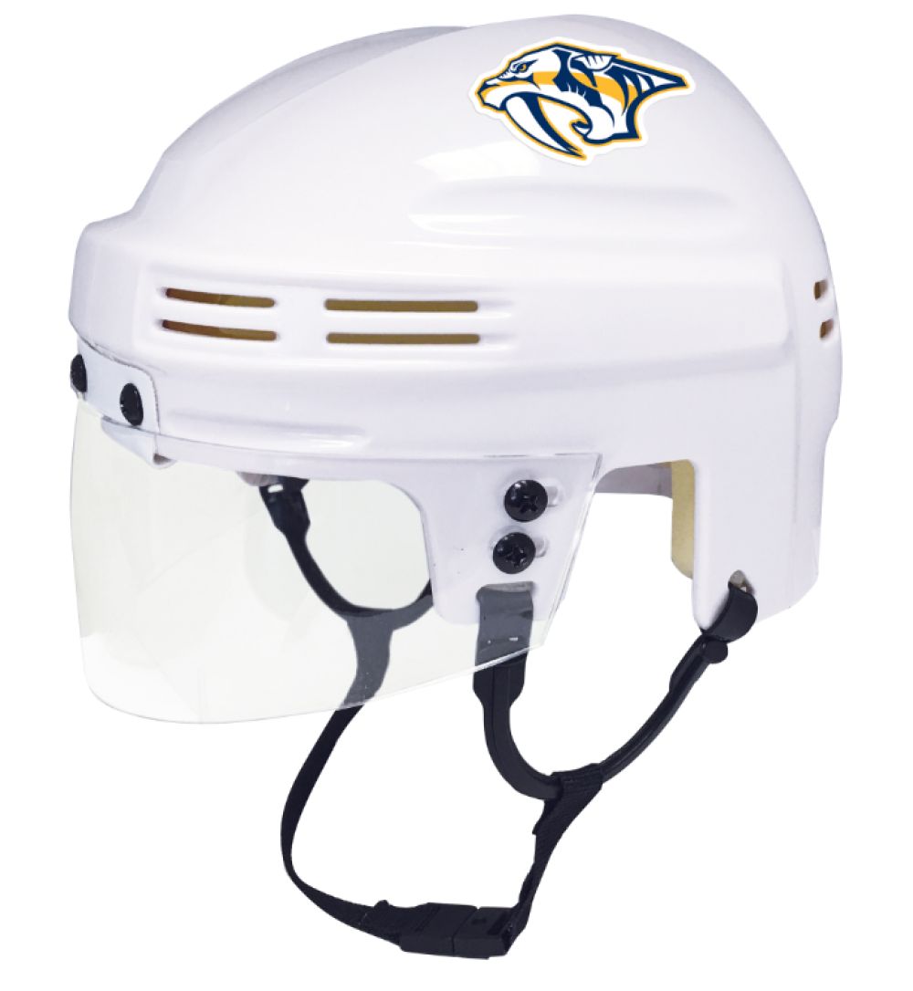 NHL Nashville Predators Helmet - White - NHL Mini 6