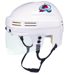 colorado avalanche football helmet Mini snap strap Patrick Roy Autographed Colorado Avalanche