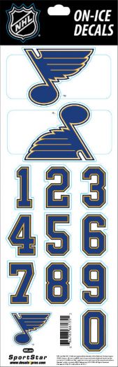 St. Louis Blue Stanley Cup and retired numbers Vinyl Decal Stickers |  SidelineSwap