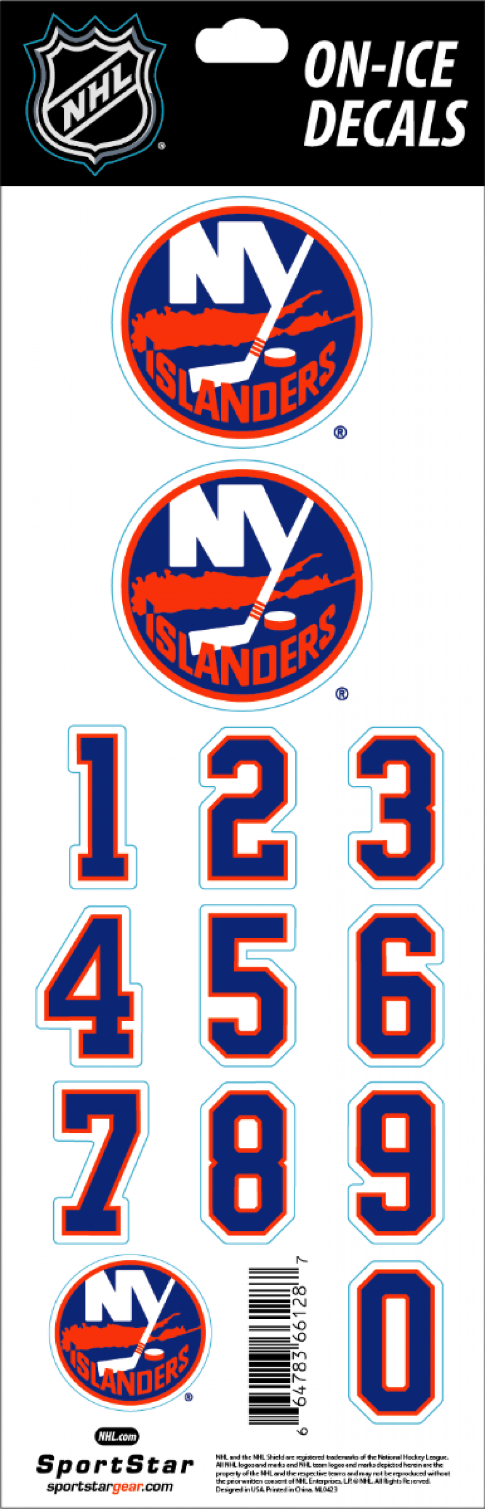 New York Islanders: Sparky 2021 Mascot - NHL Removable Wall Adhesive Wall Decal Large