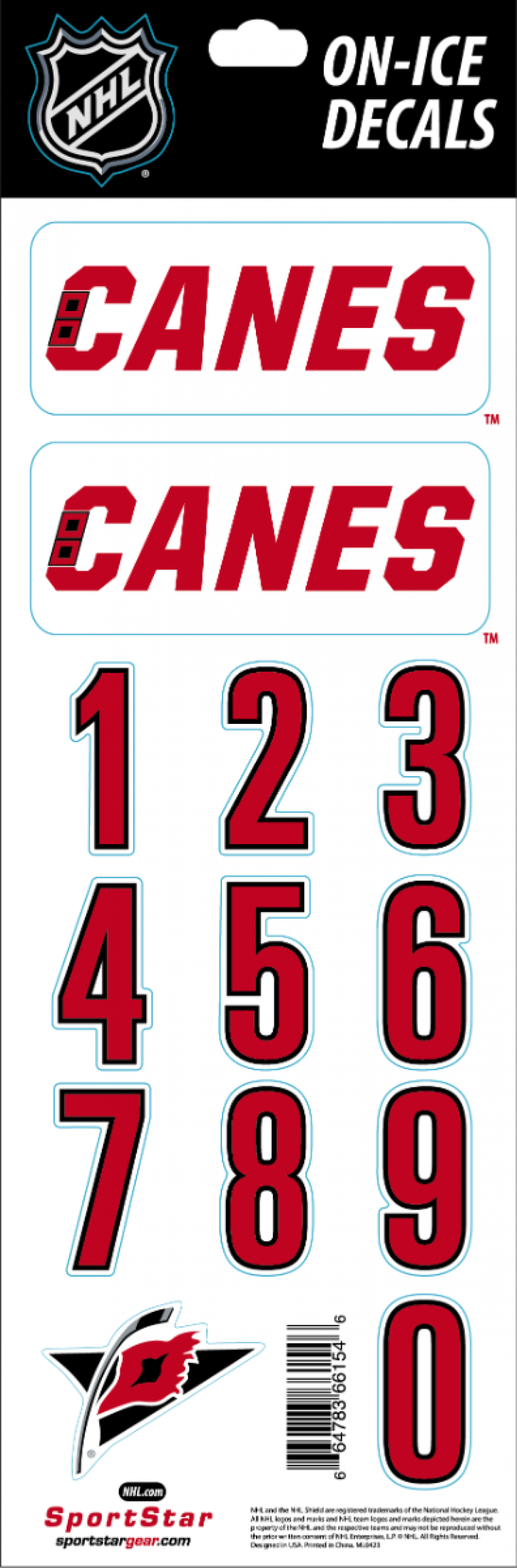 Carolina Hurricanes NHL Logo Sticker