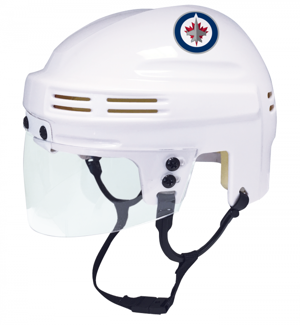 NHL Winnipeg Jets Helmet White NHL Mini 6" X 5"